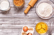 © tbralnina - Bakery products -flour, eggs, milk.
