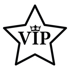 Poster - vip icon. privilage symbol vector logo