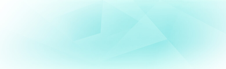 Sticker - Light cyan color wide banner background