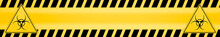 Danger Ribbon And Sign Attention Biohazard And Falling Warning Signs Caution Tape Restricted Access Safety And Hazard Stripes Alert Symbols