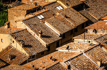 Poster - italian roofs