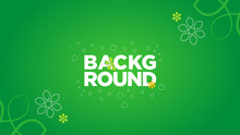 Nice & Creative Abstract Green Gradient Background With Flower Floral Texture Design With Text