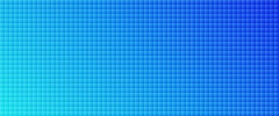 Sticker - Abstract geometric background. Bright blue square mosaic pattern backdrop