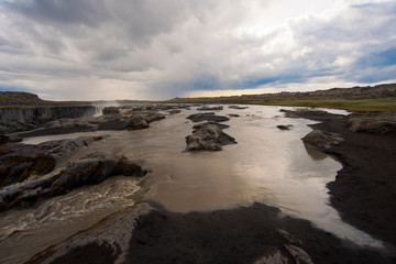 Wall Mural - dettifoss waterfall iceland impressive nature