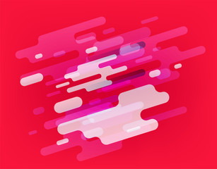 Poster - Abstract composition of color clouds. Abstract vector background