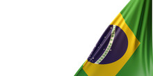 Flag Banner Of Brazil Nation