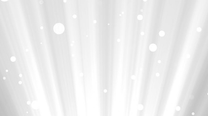 Poster - Abstract motion bubble particles with light shines in light grey animated background. Beautiful shiny bokeh backdrop.