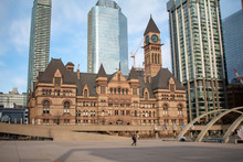 Old City Hall, Toronto. Perspective From Nathan Philips Square.