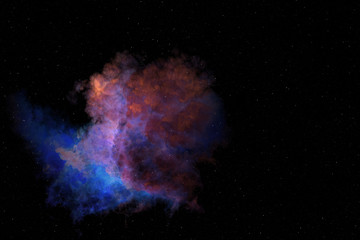 Wall Mural - nebula in deep space