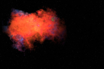 Wall Mural - nebula in deep space