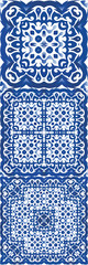 Naklejka na meble Ethnic ceramic tiles in portuguese azulejo.