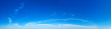 Fototapeta Na sufit - Blue Sky background with tiny Clouds. Panorama background