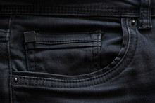 Full Frame Shot Of Black Jeans