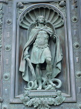 Bas-relief On The Door Of St. Isaac's Cathedral