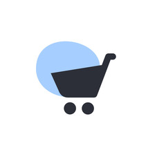 Sticker - Shopping Cart -  Icon