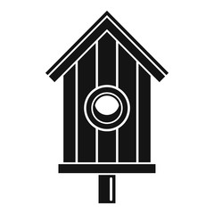 Canvas Print - New bird house icon. Simple illustration of new bird house vector icon for web design isolated on white background