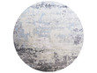 © 3dmitruk - Modern blue round rug with a abstract pattern. 3d render