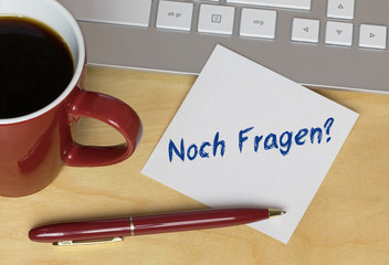 Canvas Print - Noch Fragen?