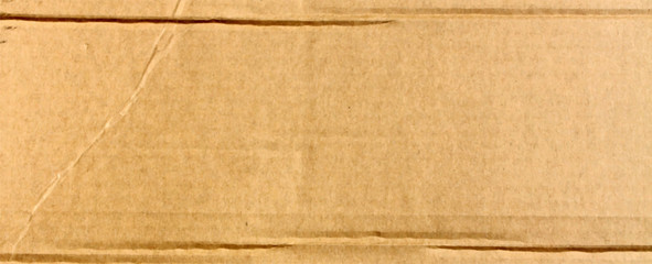 Wall Mural - brown paper craft canvas long background