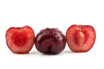 Wall Mural - Cherry with halves