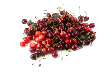 Wall Mural - Different color cherries