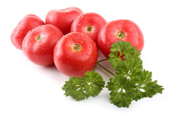 Canvas Print - Tomatoes and parsley