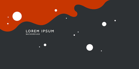 Poster - Modern backgrounds with abstract elements and dynamic shapes. Compositions of colored spots. Vector illustration.