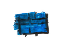 Blue Black Paint Brush