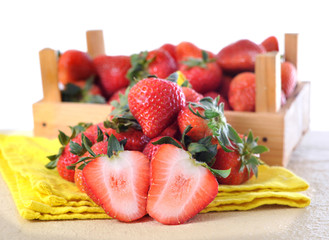 Wall Mural - fresh strawberry