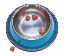 Wall Mural - Dog Bowl with Pieces of Food