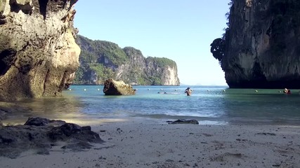 Wall Mural - Wonderfull lagoon beach on Koh Lao Lading Island - South of the Andaman sea - Thailand  - January 24, 2020