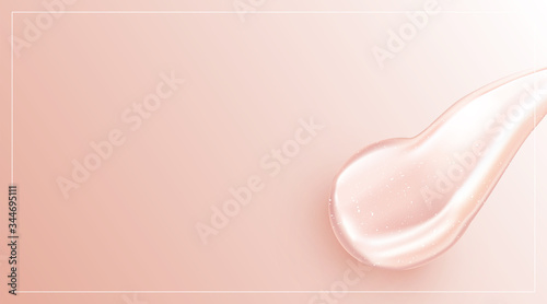 Template poster for beauty industry Canvas Print
