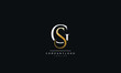 GS SG G S Letter Logo Design Icon Vector Symbol