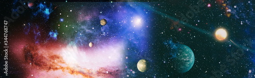 Fotomural Panorama beautiful science fiction wallpaper