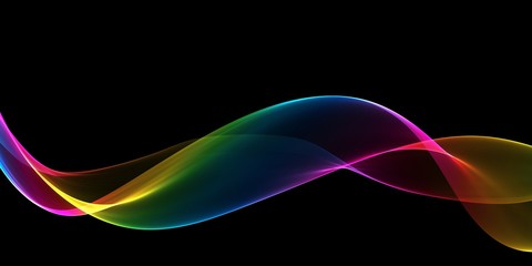  Abstract rainbow light wave futuristic background
