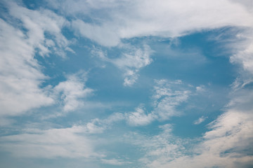 Natural sky beautiful blue and white texture background