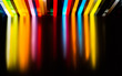 light through Stack of different colours Cast Acrylic Sheet