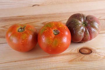 Wall Mural - Tomatoes on table