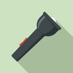 Poster - camping flashlight icon. flat illustration of camping flashlight vector icon for web design