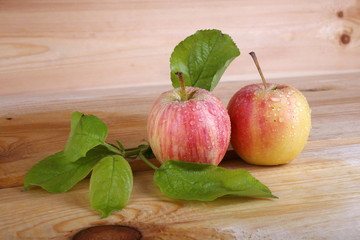 Poster - Apples on table