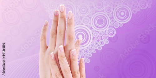 Leinwand Poster Nails.