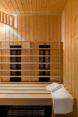 Wall Mural - Finnish sauna interior