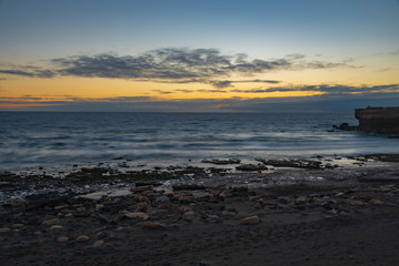 Sticker - colorful sunset of Fuerteventura in Spain Canary islands