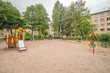 Abandoned Children Playground in quarantine - nobody playing