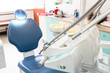 Gabinet stomatologiczny, narzędzia dentystyczne i medyczne.