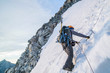 © Zach - ice climbing on glacier in Montana