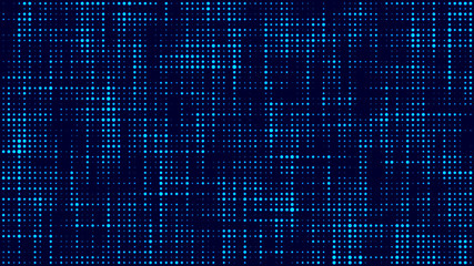 Wall Mural - Data technology background. Abstract digital background. Science background. Technological background. Matrix. Binary Code. 3D rendering. 4k.