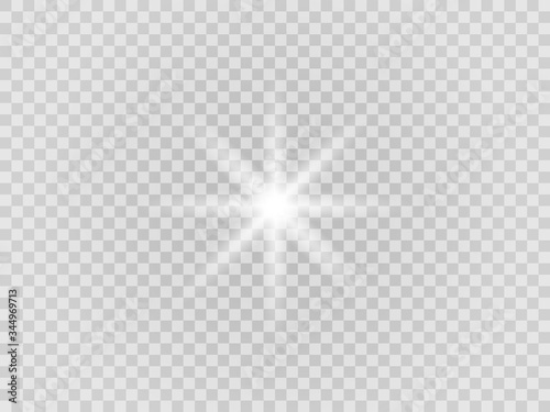 Photographie Vector png glowing light effect