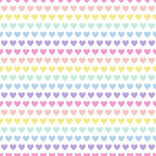 Rainbow Colors Seamless Pattern - Colorful And Bright Repeating Pattern Design