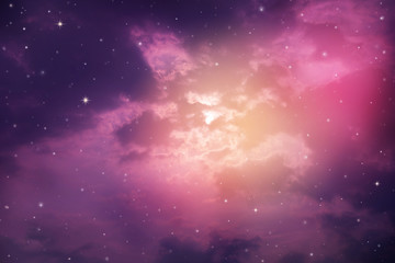 Wall Mural - night sky with stars.